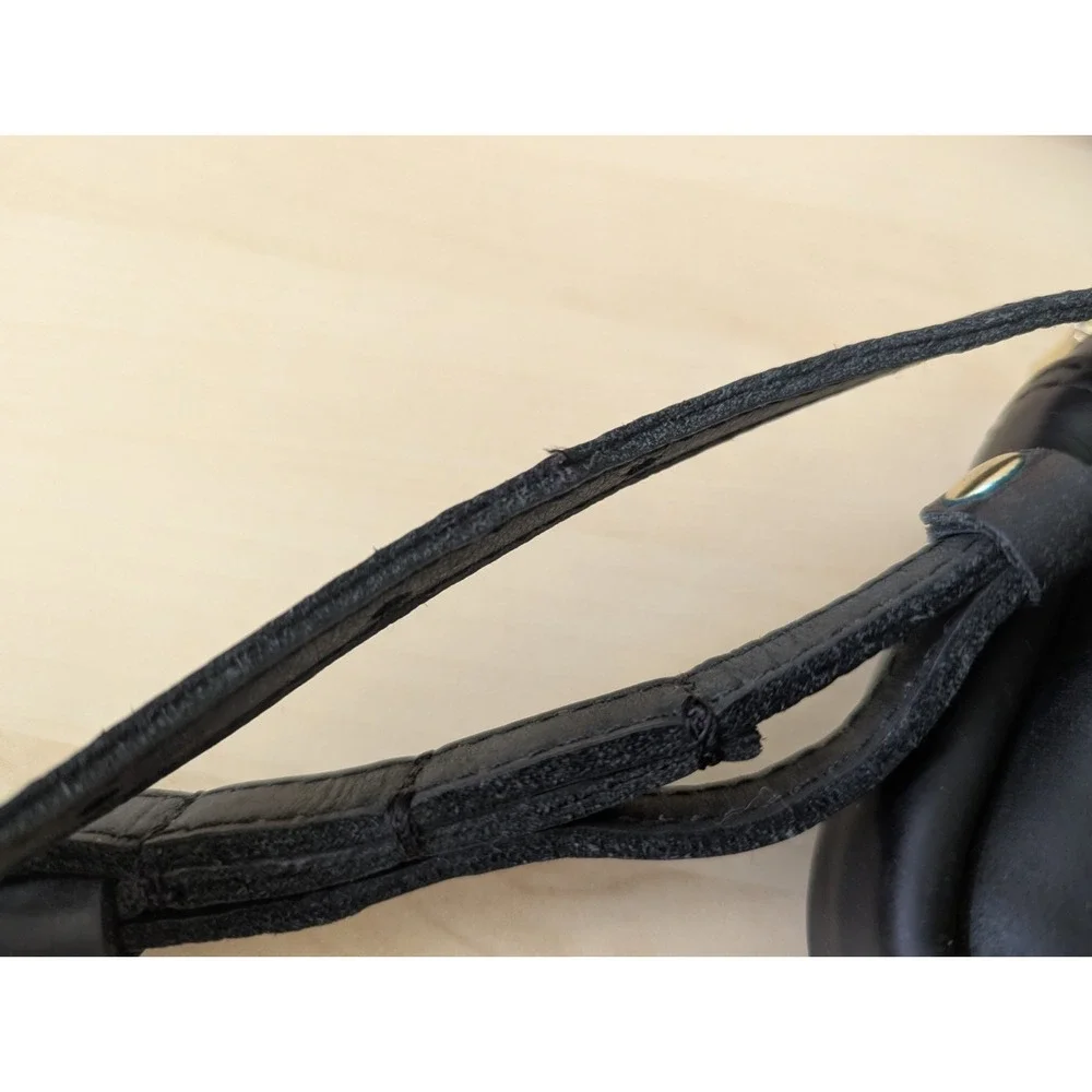 Parker Cay‎ Black Leather Belt Bag
